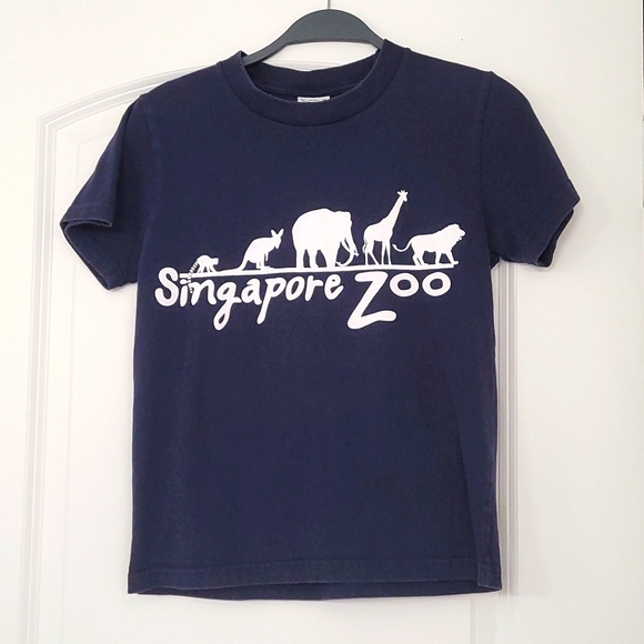 singapore zoo Other - Kids navy blue tee from the Singapore Zoo. In very good condition